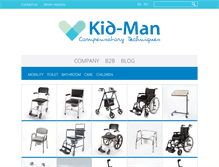 Tablet Screenshot of kid-man.com